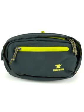 Mountainsmith Vibe Grey/Green Lumbar Fanny Pack Adjustable Waist Buckle Belt bag